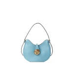 Versace Emblème Nappa Hobo Bag in Light Blue | Shoulder & Crossbody Bags | Coveti