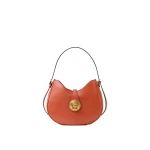 Versace Emblème Nappa Hobo Bag in Orange | Shoulder & Crossbody Bags | Coveti
