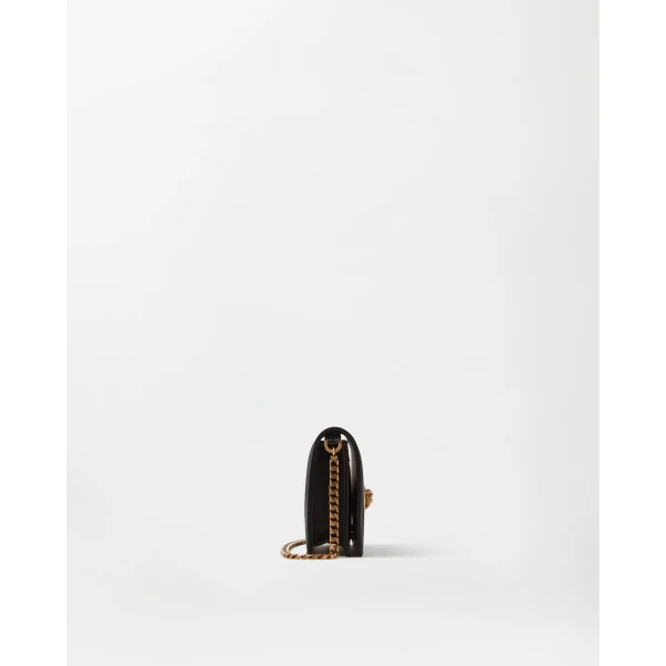 Versace Emblème Nappa Mini Bag in Black, view 2 | Mini Bags