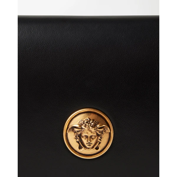 Versace Emblème Nappa Mini Bag in Black, view 3 | Mini Bags