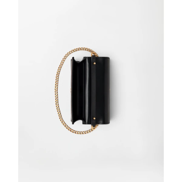 Versace Emblème Nappa Mini Bag in Black, view 4 | Mini Bags
