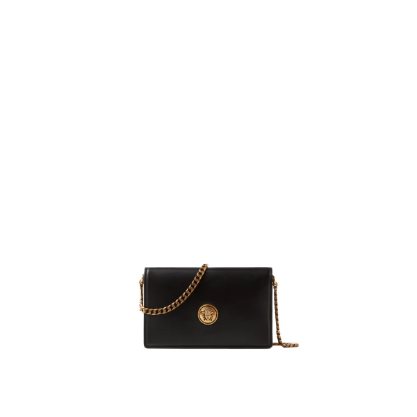 Emblème Nappa Mini Bag in Black