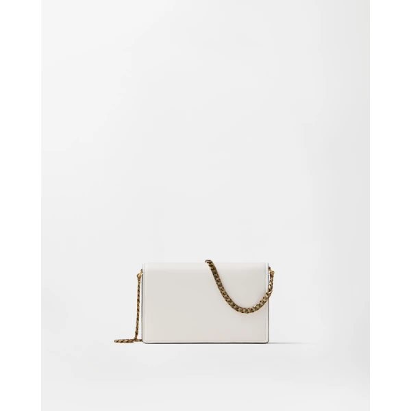 Versace Emblème Nappa Mini Bag in White, view 5 | Mini Bags