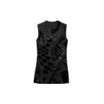 Versace Embroidered Envers-Satin Mini Dress in Black | Mini Dresses | Coveti