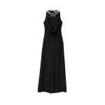 Versace Embroidered Silk Gown in Black | Evening Gowns | Coveti