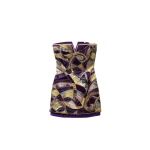 Versace Embroidered Silk-Satin Mini Dress in Multicolour | Mini Dresses | Coveti