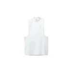 Versace Embroidered Stretch Cotton-Jersey Tank Top in White, Ref. 1024514 | Sleeveless | Coveti