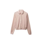 Versace Embroidered Wool Knit Cardigan in Pink | Cardigan | Coveti