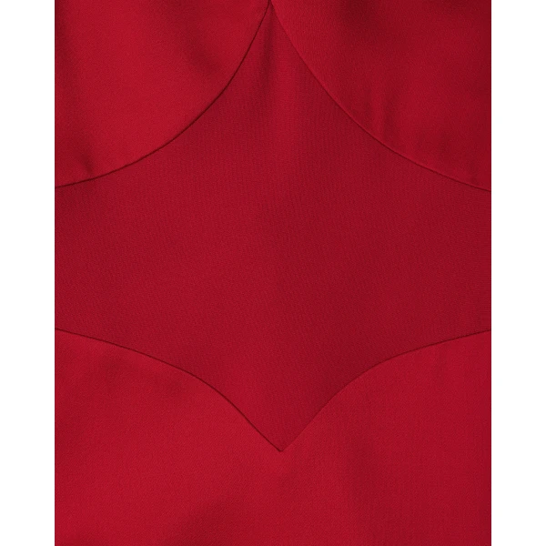 Versace Envers-Satin Gown in Red, view 4 | Evening Gowns
