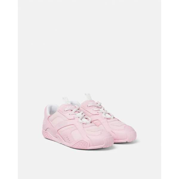 Versace Galaxia Leather Sneakers in Pink, view 2 | Sneakers