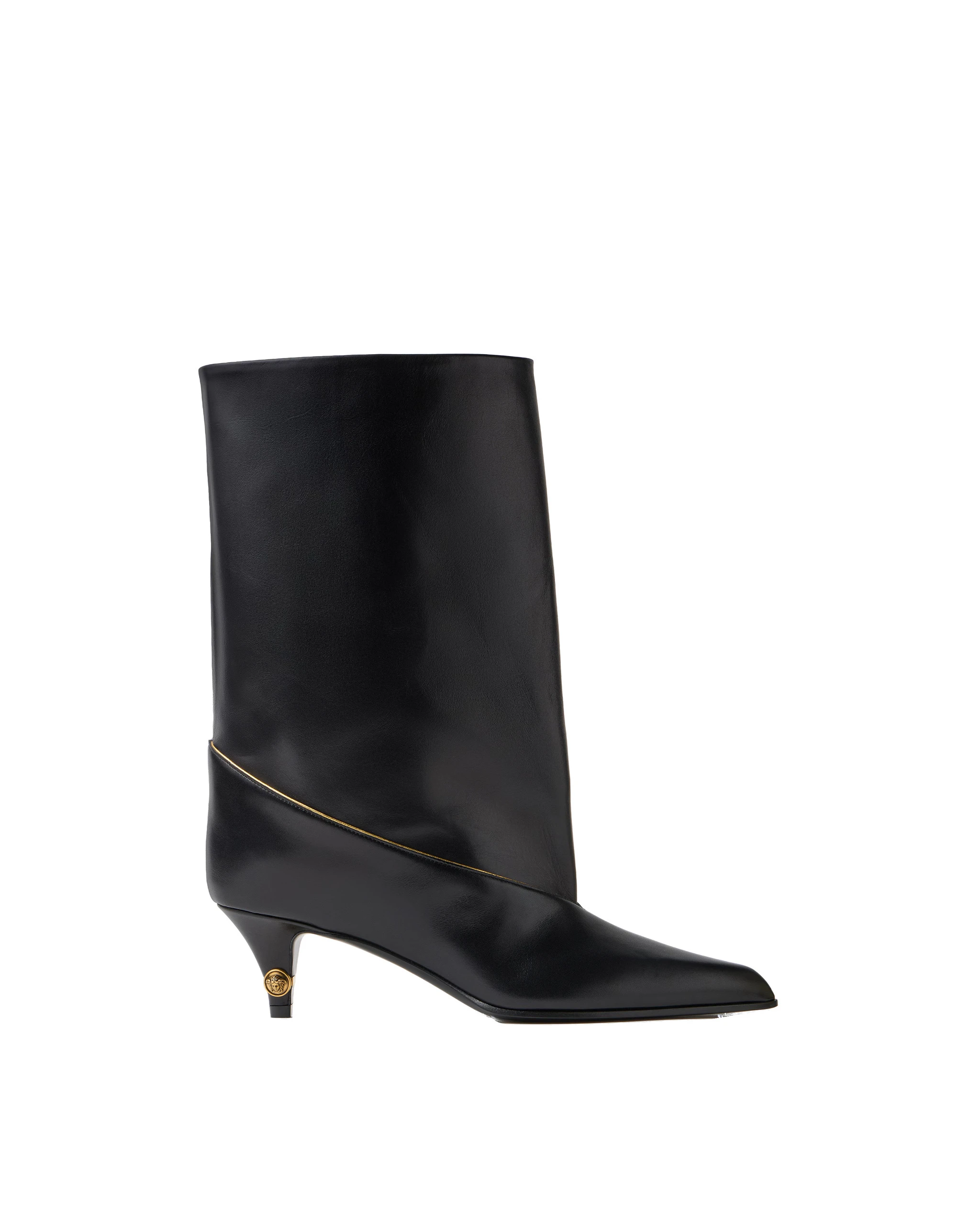 Versace Gianni Nappa Ankle Boots 55 mm in Black Versace Gianni Nappa Ankle Boots 55 mm in Black | Boots | Coveti