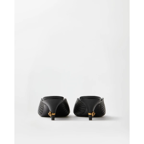 Versace Gianni Nappa Mules 55 mm in Black, view 5 | Mules