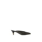 Versace Gianni Nappa Mules 55 mm in Black | Mules | Coveti