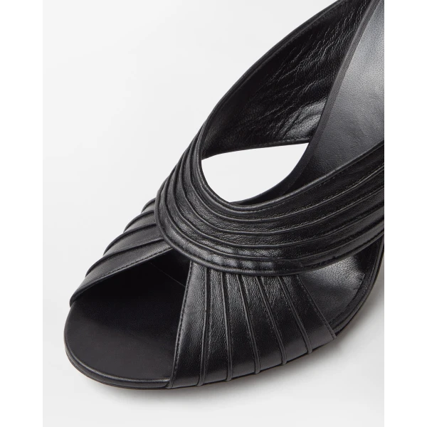 Versace Gianni Nappa Mules 90 mm in Black, view 5 | Mules