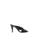 Versace Gianni Nappa Mules 90 mm in Black | Mules | Coveti
