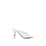 Versace Gianni Nappa Mules 90 mm in White | Mules | Coveti
