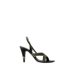 Versace Gianni Nappa Sandals 90 mm in Black | Sandals | Coveti