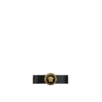 Versace Gianni Ribbon Hair Clip in Black | Hair Accessories | Coveti
