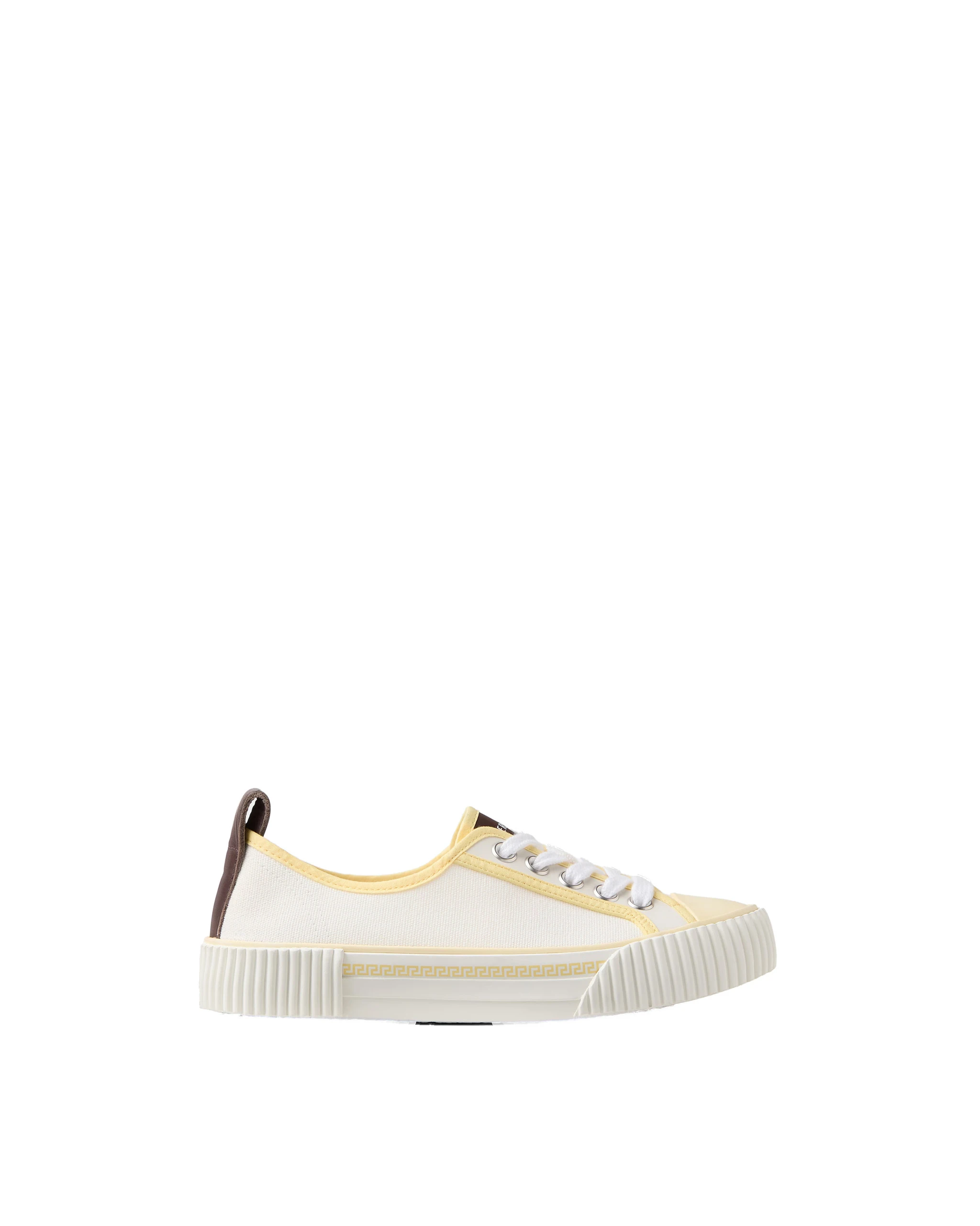 Versace Goliath Canvas Sneakers in White Versace Goliath Canvas Sneakers in White | Sneakers | Coveti