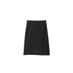 Versace Grain De Poudre Wool Midi Skirt in Black | Midi Skirts | Coveti