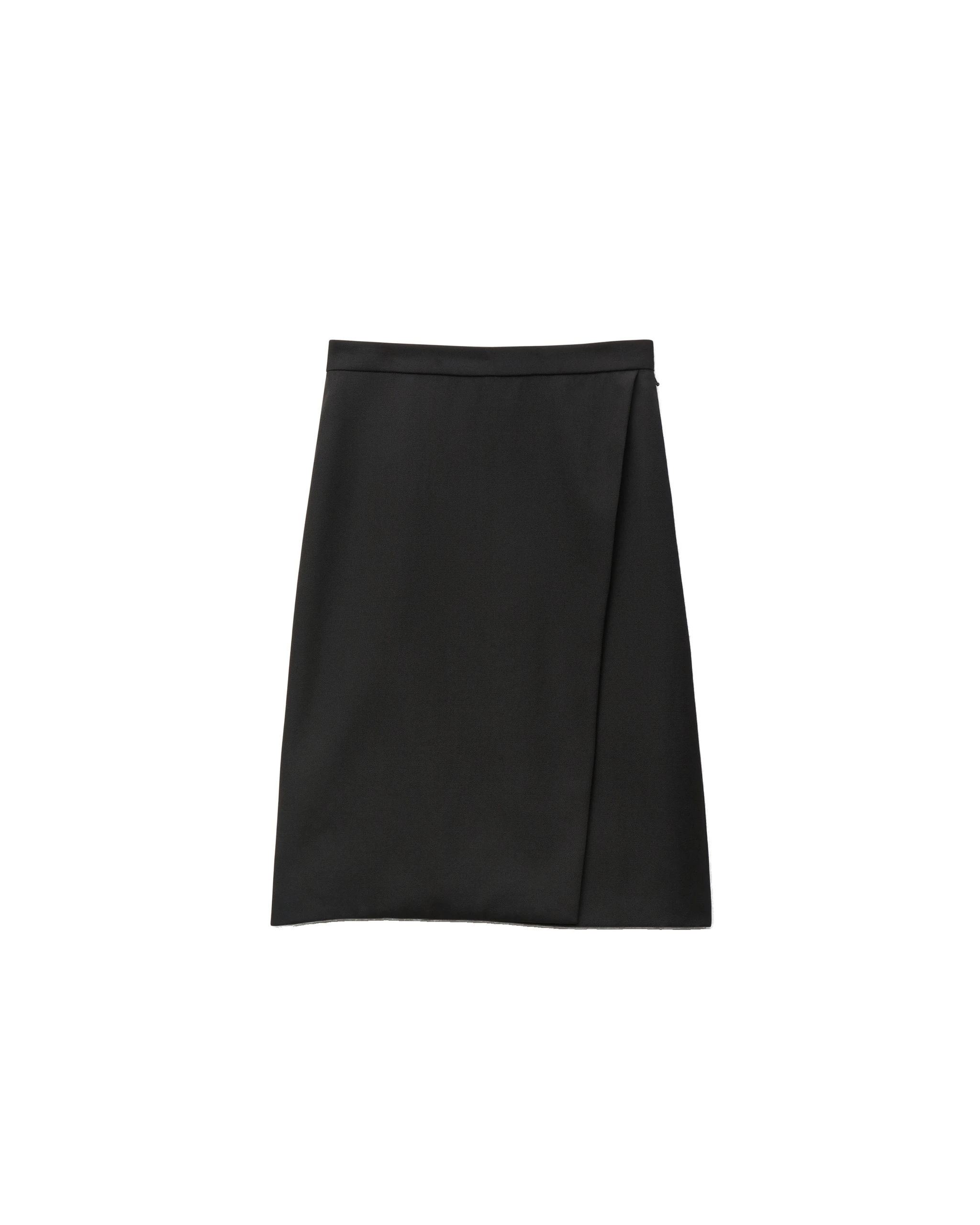 Versace Grain De Poudre Wool Midi Skirt in Black Versace Grain De Poudre Wool Midi Skirt in Black | Midi Skirts | Coveti