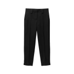 Versace Grain de Poudre Wool Pants in Black | Tailored pants | Coveti