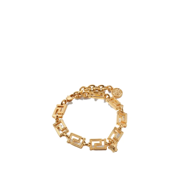 Greca Bracelet in Light Gold