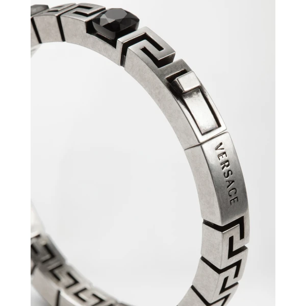 Versace Greca Bracelet in Silver, view 3 | Bracelets