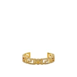 Versace Greca Crystal Cuff Bracelet in Gold | Cuffs | Coveti