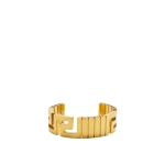 Versace Greca Cuff Bracelet in Light Gold, Ref. 1022490 | Cuffs | Coveti