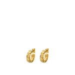 Versace Greca Earring in Light Gold | Earrings | Coveti