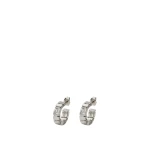 Versace Greca Earring in Silver | Earrings | Coveti