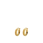 Versace Greca Earrings in Light Gold | Earrings | Coveti