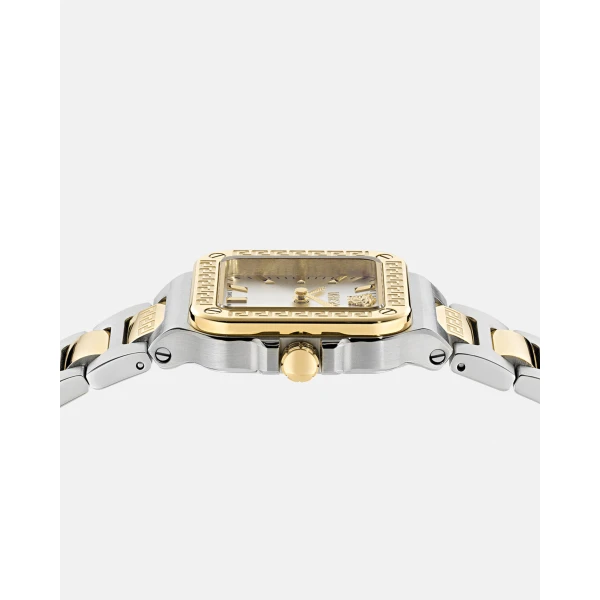 Versace Greca Edge Watch in Gold and Silver, Ref. PVE5G002, view 3 | Watches