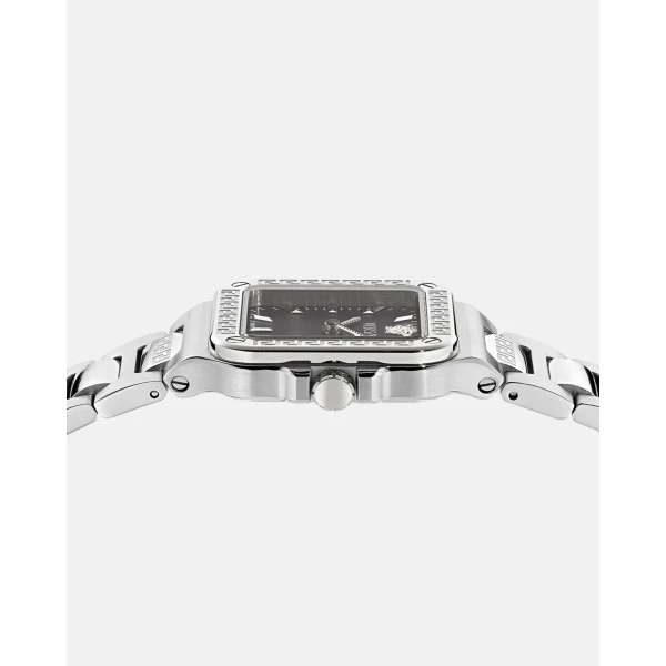 Versace Greca Edge Watch in Silver, view 3 | Watches