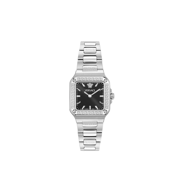 Versace Greca Edge Watch in Silver | Watches | Coveti