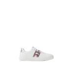 Versace Greca Embellished Sneakers in White | Sneakers | Coveti