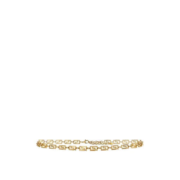 Greca Goddess Chain Belt 1.5 cm in Gold
