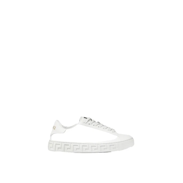 Versace Greca Nylon Sneakers in White | Sneakers | Coveti