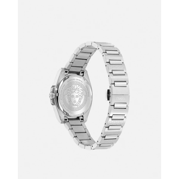 Versace Greca Pulse Watch in Silver, view 2 | Watches
