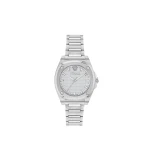 Versace Greca Pulse Watch in Silver | Watches | Coveti