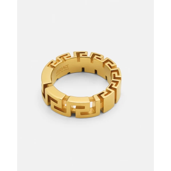 Versace Greca Ring in Light Gold, Ref. 1022282, view 2 | Rings