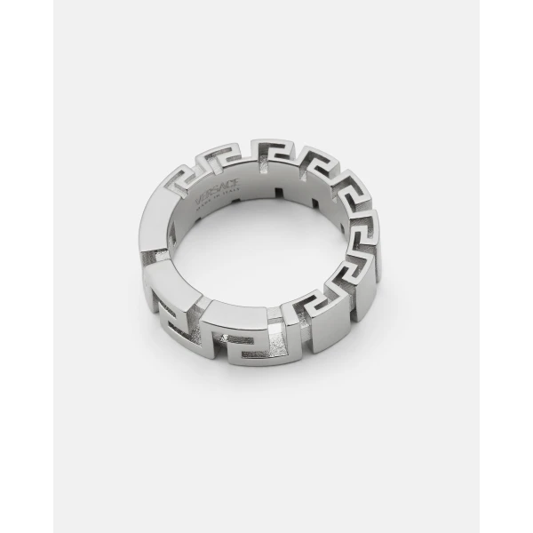 Versace Greca Ring in Silver, Ref. 1022282, view 2 | Rings