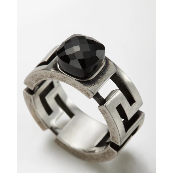 Versace Greca Ring in Silver, Ref. 1026148, view 3 | Rings