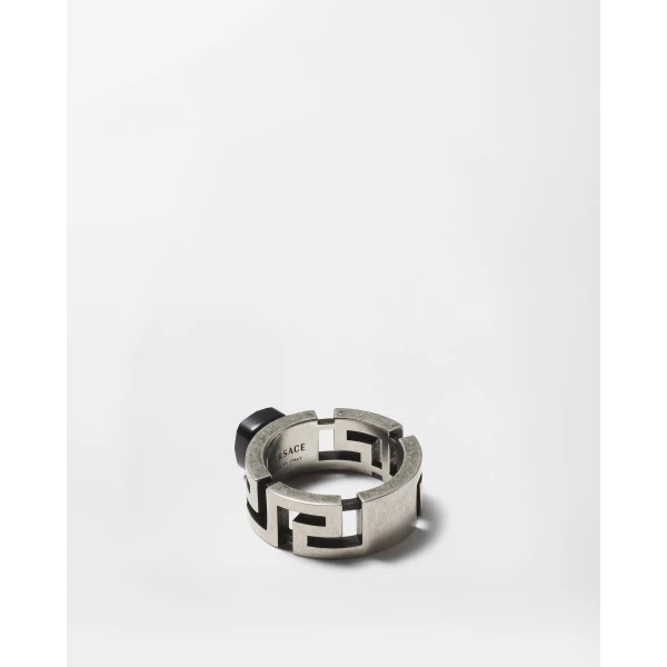 Versace Greca Ring in Silver, Ref. 1026148, view 4 | Rings
