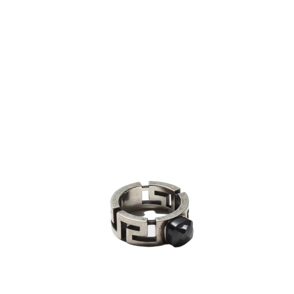 Versace Greca Ring in Silver, Ref. 1026148 | Rings | Coveti