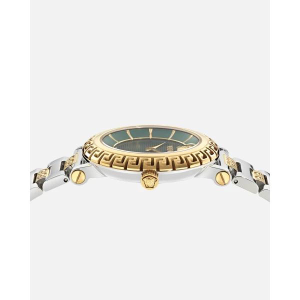 Versace Greca Sphere Nova Watch in Gold and Silver, view 3 | Watches