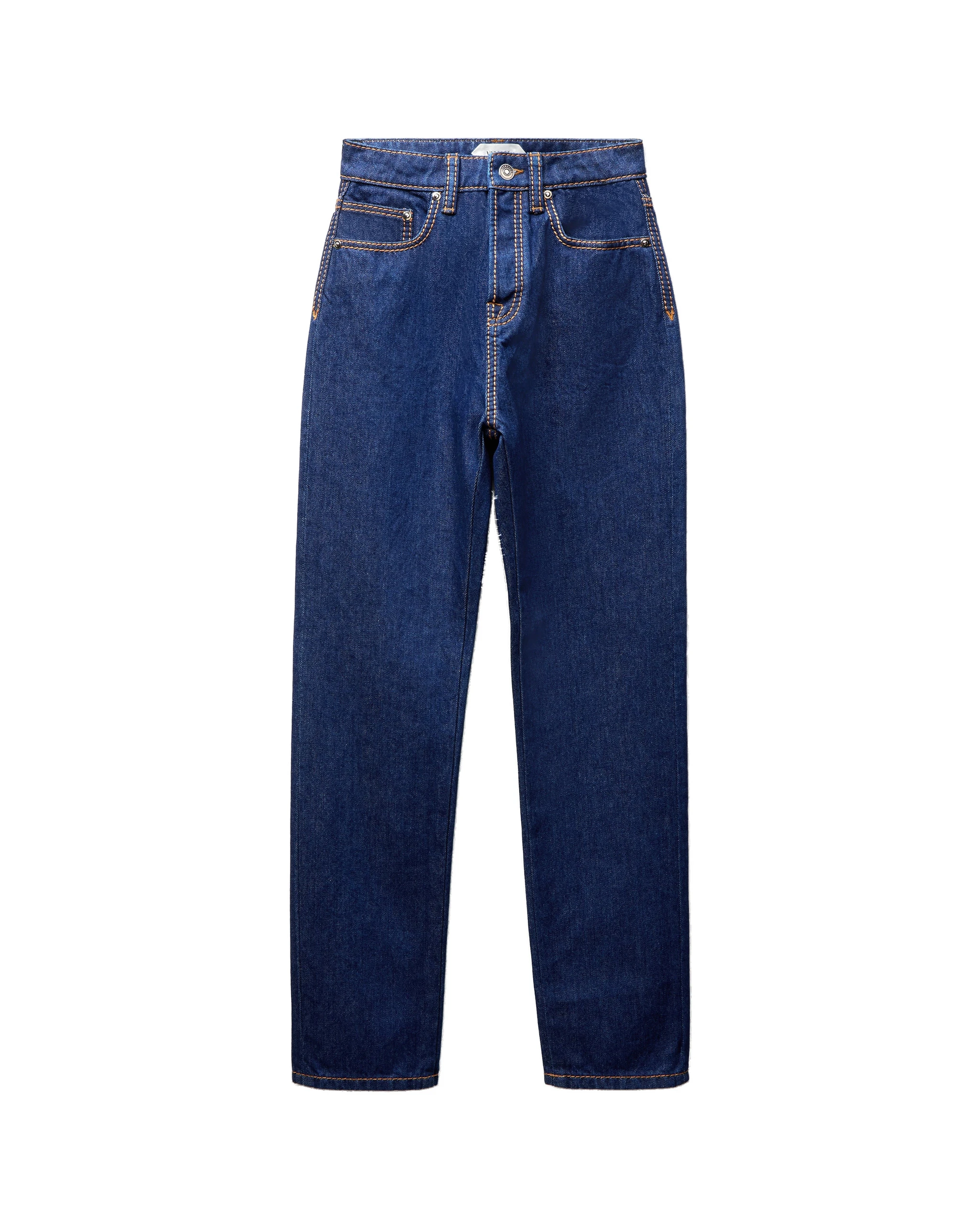 Versace High-Waist Straight Jeans in Blue, Ref. 1025102 Versace High-Waist Straight Jeans in Blue, Ref. 1025102 | Denim | Coveti