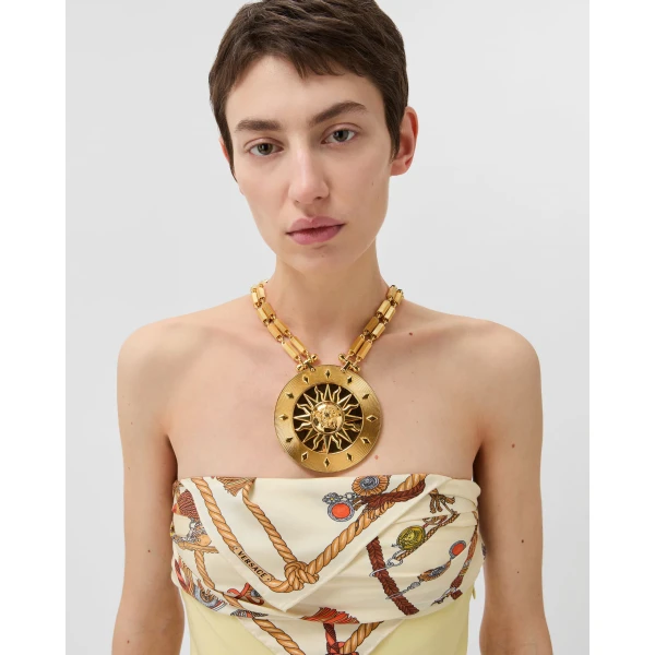 Versace Irradia Necklace in Gold, Ref. 1026195, view 4 | Necklace
