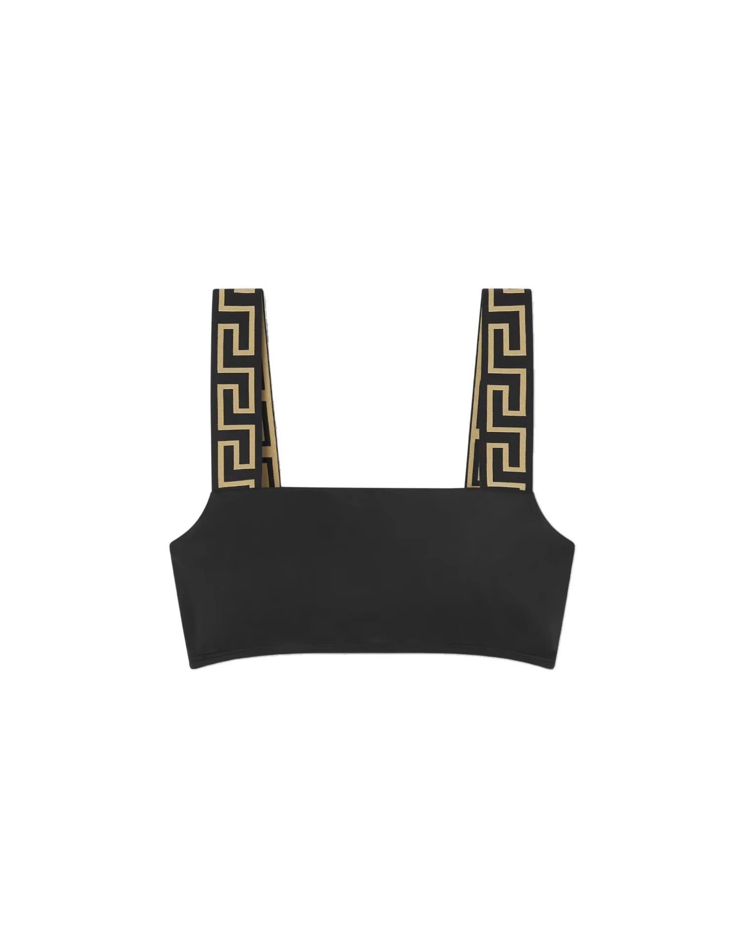 Versace Jacquard Bikini Top in Black Versace Jacquard Bikini Top in Black | Bikini | Coveti
